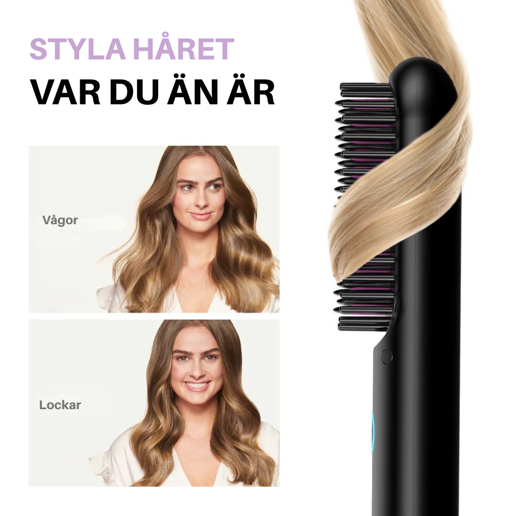 Bärbar multiborste - Perfekt styling, var du än är